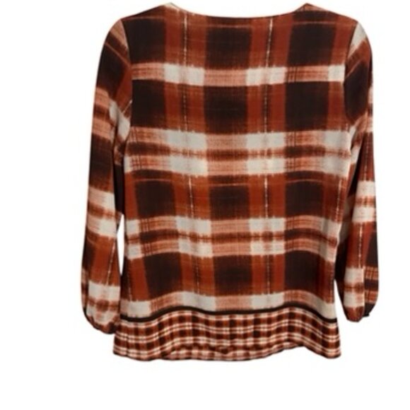 * ❤️PERFECT for FALL TOP w/CRISS-CROSS TIE DETAIL SMALL - Picture 2 of 7